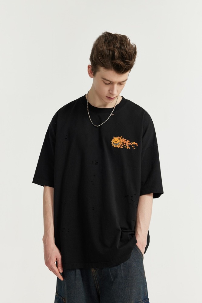 Men Women T-shirt Short Sleeve Pullover Tops Sweatshirt Unisex Tee Casual T-shirt