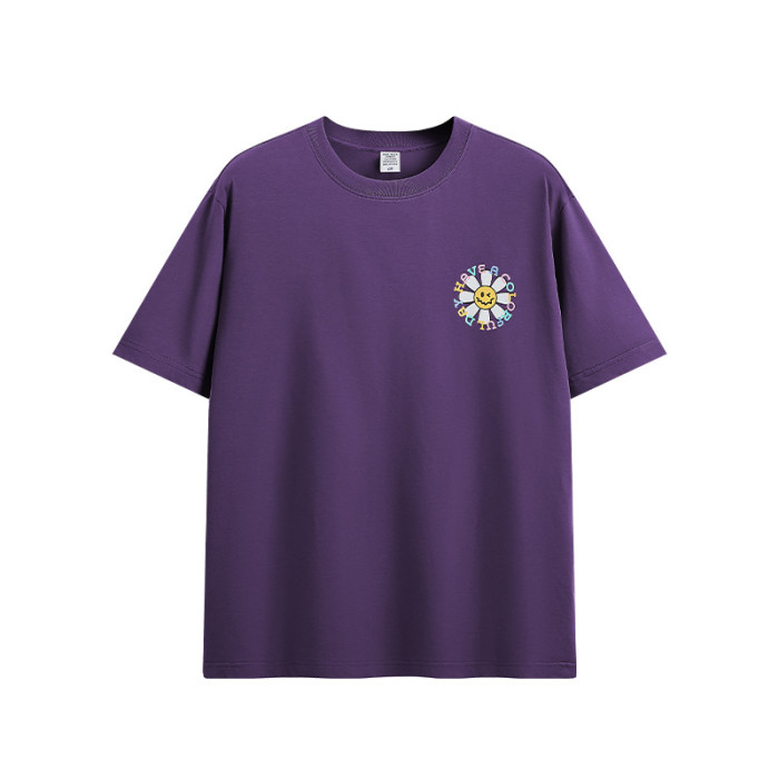 Men Women T-shirt Short Sleeve Pullover Tops Sweatshirt Unisex Tee Casual T-shirt
