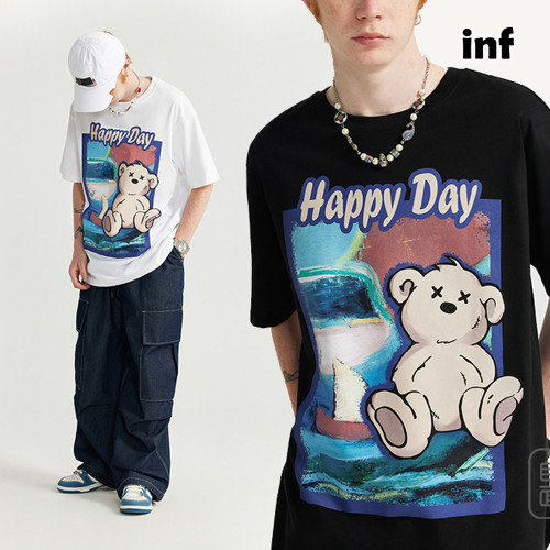 Men Women T-shirt Short Sleeve Pullover Tops Sweatshirt Unisex Tee Casual T-shirt