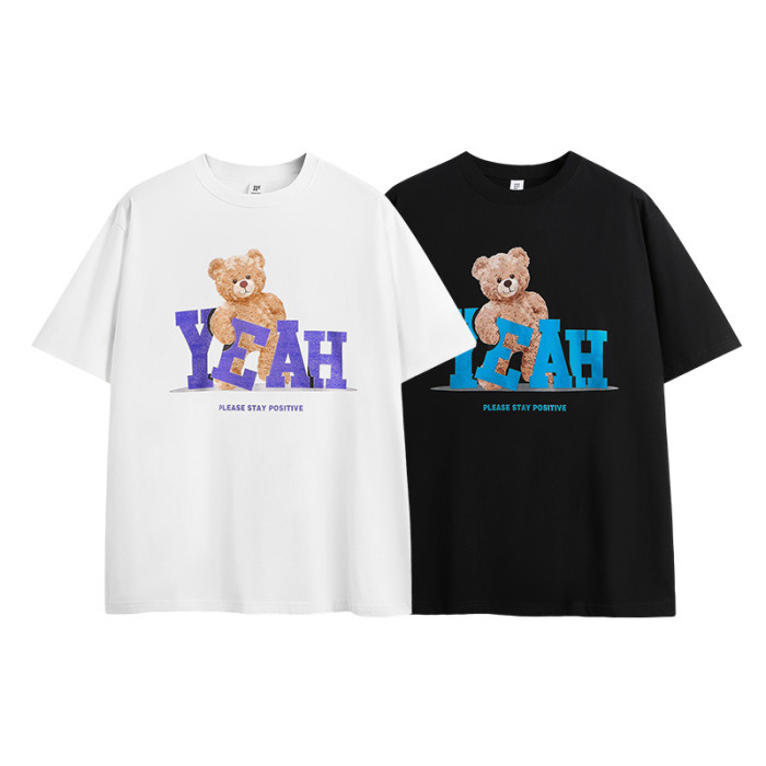 Men Women T-shirt Short Sleeve Pullover Tops Sweatshirt Unisex Tee Casual T-shirt