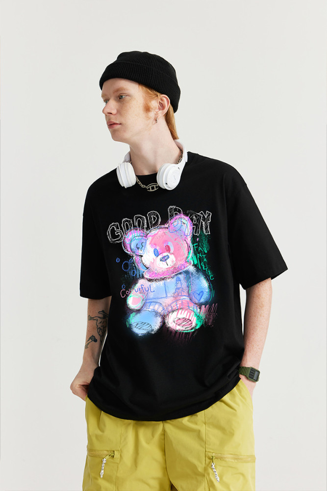 Men Women T-shirt Short Sleeve Pullover Tops Sweatshirt Unisex Tee Casual T-shirt