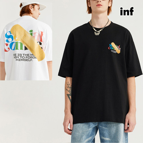Men Women T-shirt Short Sleeve Pullover Tops Sweatshirt Unisex Tee Casual T-shirt