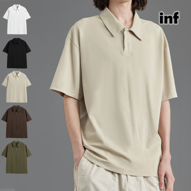 Men Women Cool Polo Shirt T-shirt Short Sleeve Pullover Tops Sweatshirt Unisex Tee Casual T-shirt