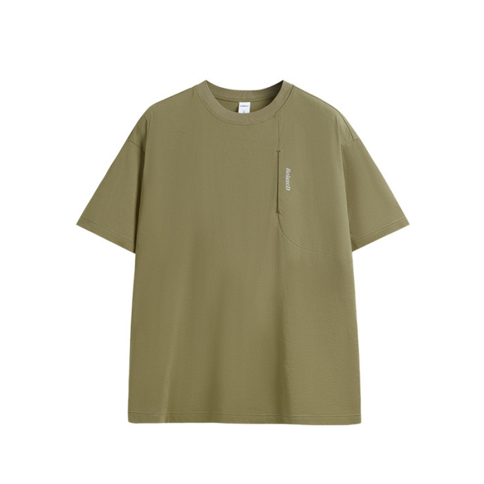 Men Women Cool Quick Drying Lightweight T-shirt Short Sleeve Pullover Tops Sweatshirt Unisex Tee Casual T-shirt