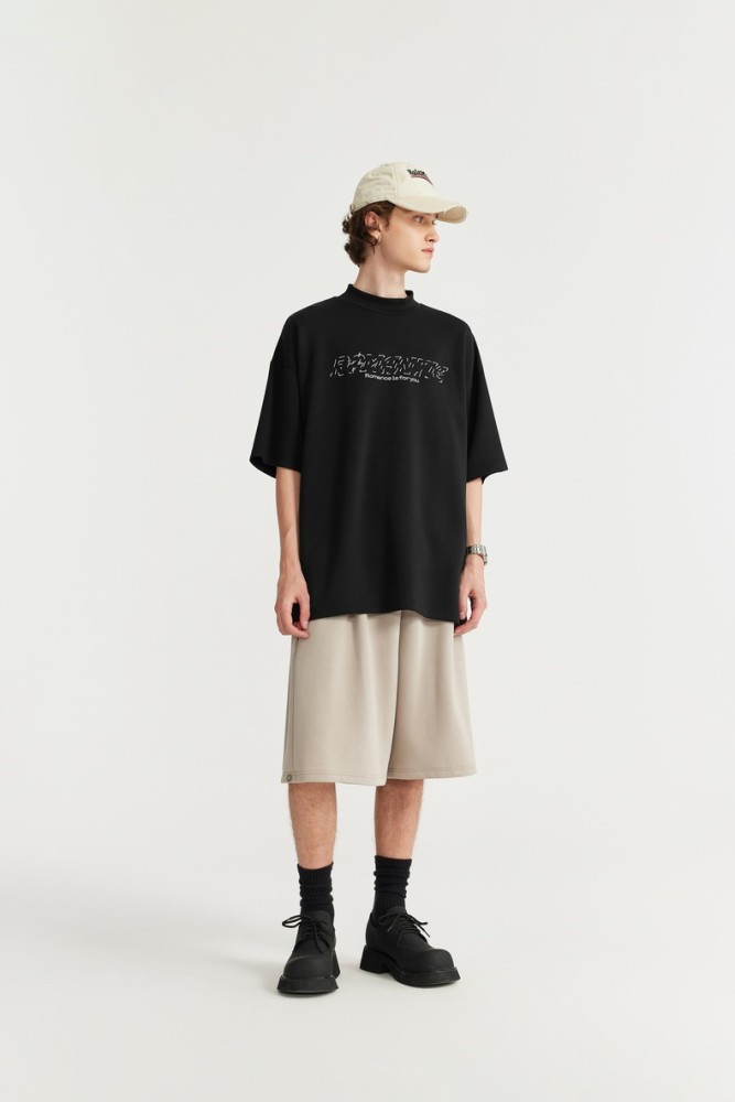 Men Women Jacquard T-shirt T-shirt Short Sleeve Pullover Tops Sweatshirt Unisex Tee Casual T-shirt