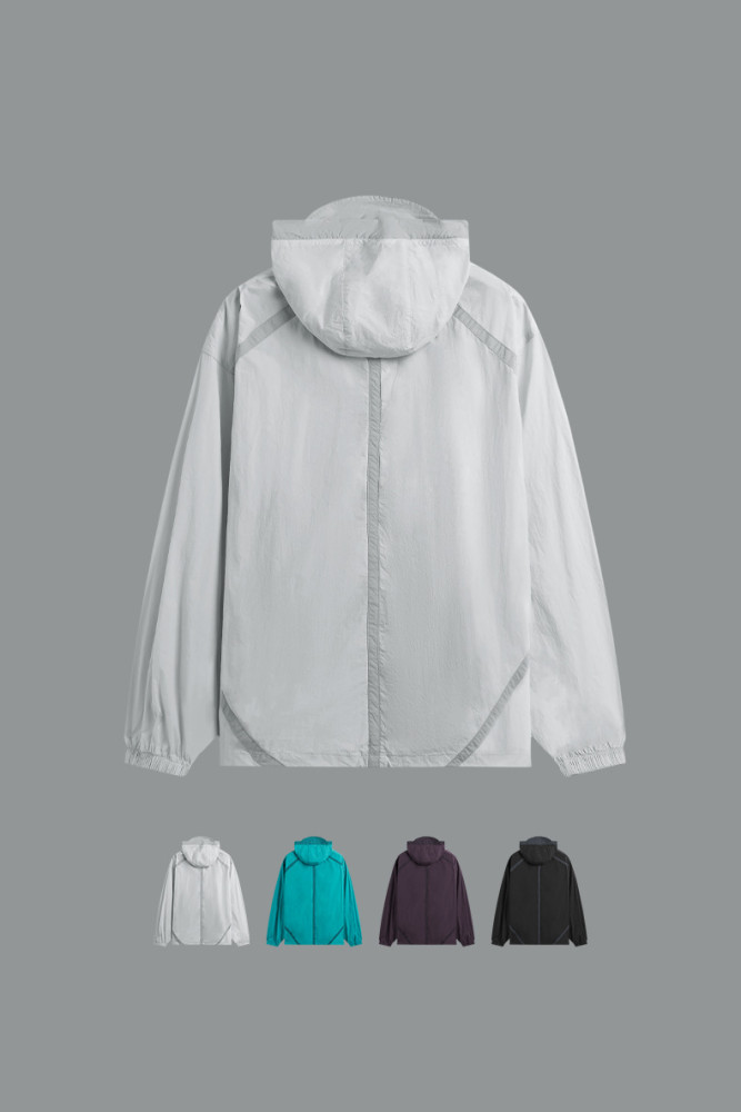 Men Women Cool Lightweight Sunscreen Clothing Cycling Suit Outdoor Jacket Sports Hood Casual Jacket