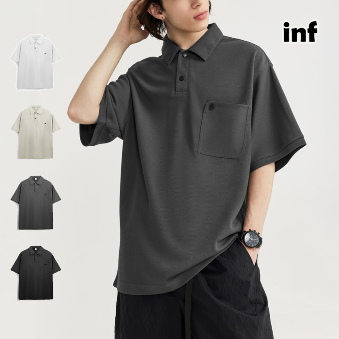 Men Women Cool Polo Shirt T-shirt Short Sleeve Pullover Tops Sweatshirt Unisex Tee Casual T-shirt