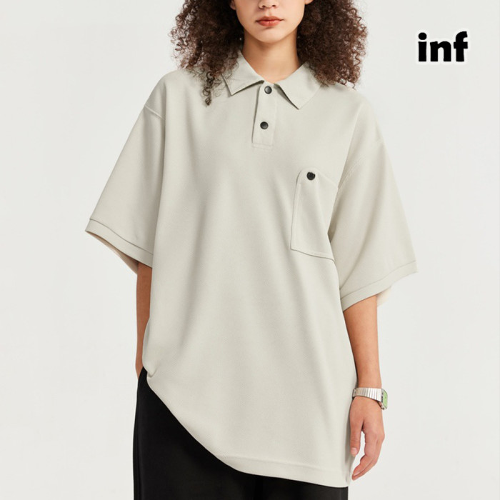 Men Women Cool Polo Shirt T-shirt Short Sleeve Pullover Tops Sweatshirt Unisex Tee Casual T-shirt