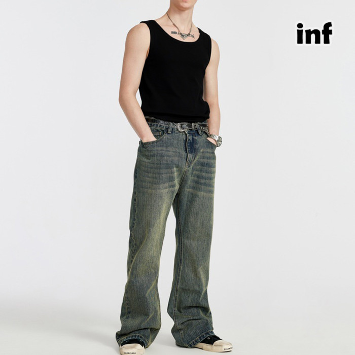 Men Women Flocking Flying Shoulder Vest T-shirt Short Sleeve Pullover Tops Sweatshirt Unisex Tee Casual T-shirt