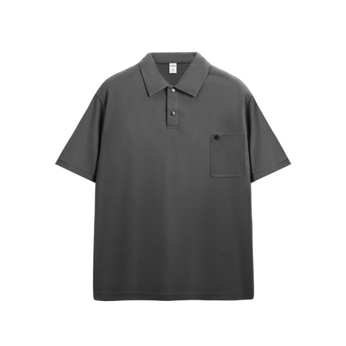 Men Women Cool Polo Shirt T-shirt Short Sleeve Pullover Tops Sweatshirt Unisex Tee Casual T-shirt