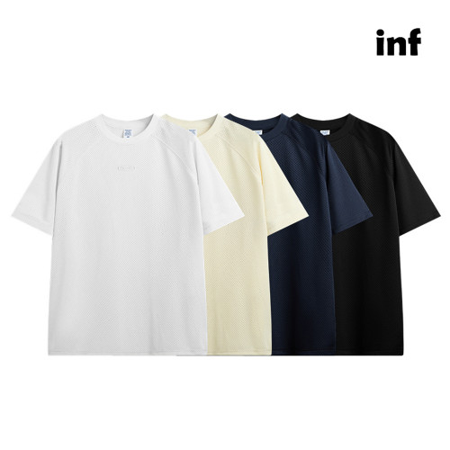 Men Women Cool Mesh Breathability T-shirt Short Sleeve Pullover Tops Sweatshirt Unisex Tee Casual T-shirt