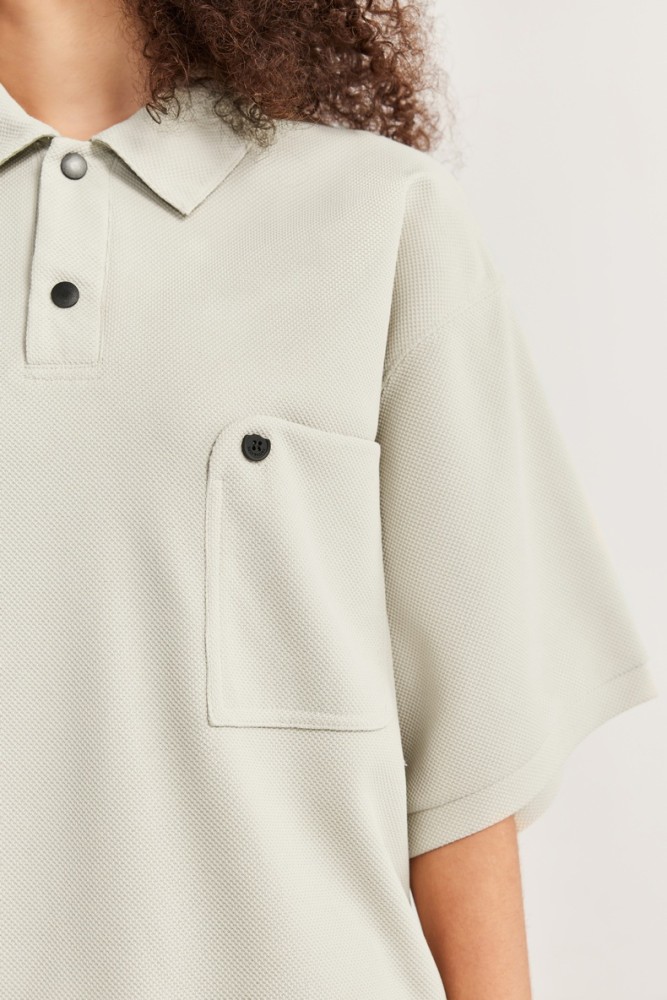 Men Women Cool Polo Shirt T-shirt Short Sleeve Pullover Tops Sweatshirt Unisex Tee Casual T-shirt