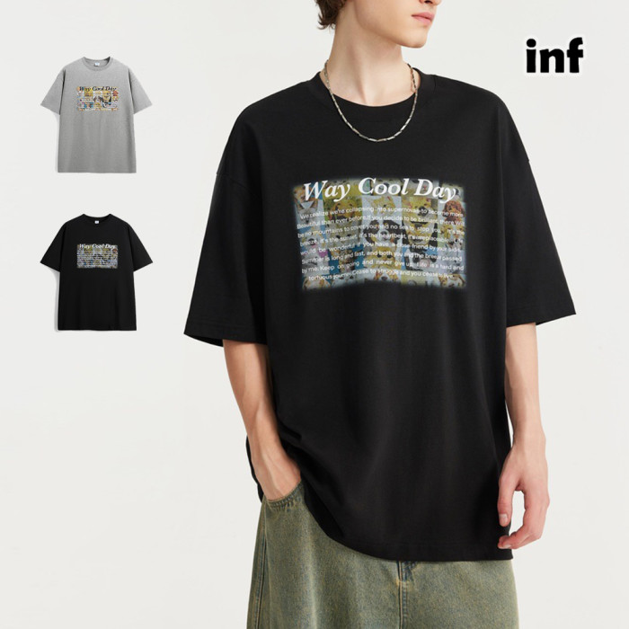 Men Women T-shirt Short Sleeve Pullover Tops Sweatshirt Unisex Tee Casual T-shirt