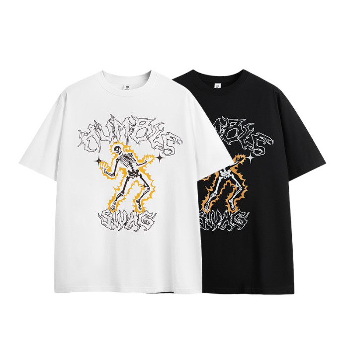 Men Women T-shirt Short Sleeve Pullover Tops Sweatshirt Unisex Tee Casual T-shirt