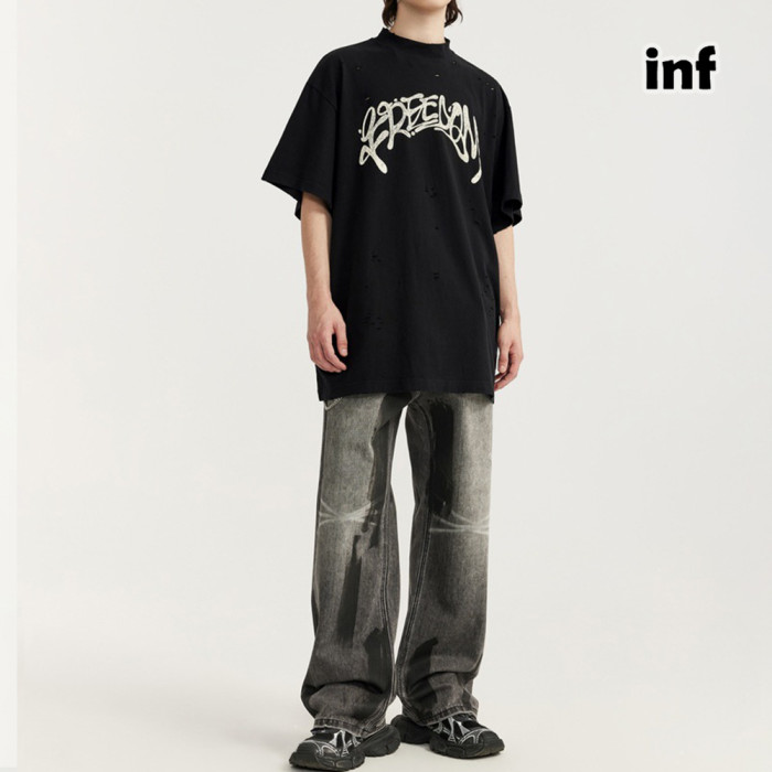 Men Women T-shirt Short Sleeve Pullover Tops Sweatshirt Unisex Tee Casual T-shirt