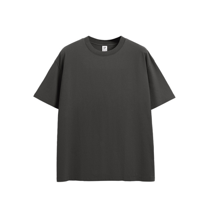 Men Women Washed T-shirt Short Sleeve Pullover Tops Sweatshirt Unisex Tee Casual T-shirt