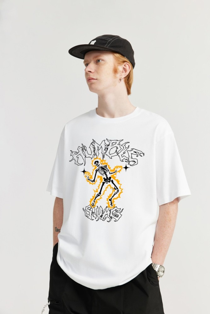 Men Women T-shirt Short Sleeve Pullover Tops Sweatshirt Unisex Tee Casual T-shirt