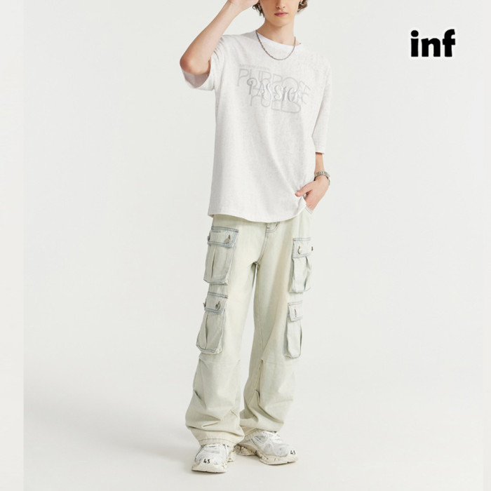 Men Women Wax Printing T-shirt Short Sleeve Pullover Tops Sweatshirt Unisex Tee Casual T-shirt