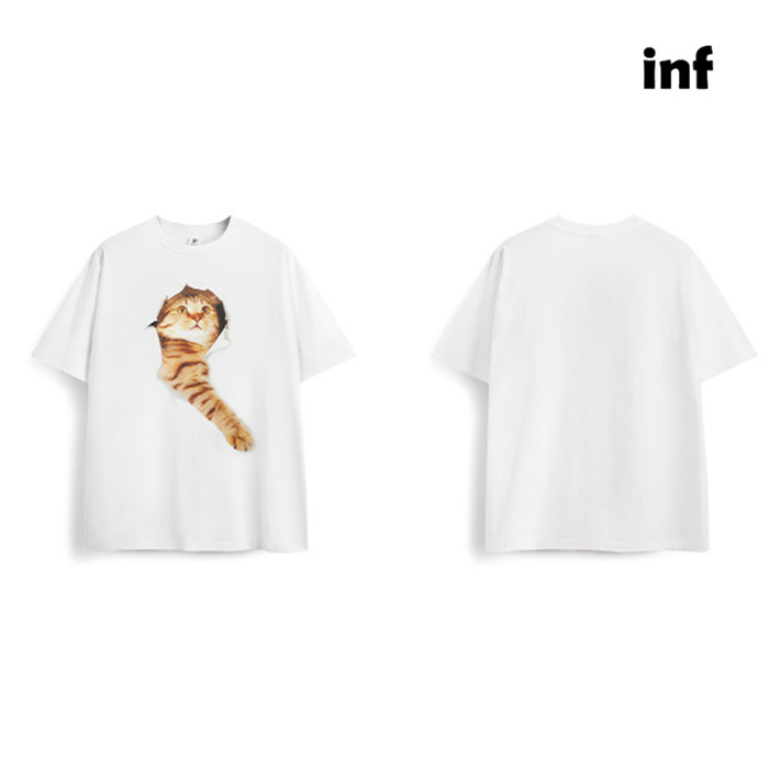 Men Women T-shirt Short Sleeve Pullover Tops Sweatshirt Unisex Tee Casual T-shirt