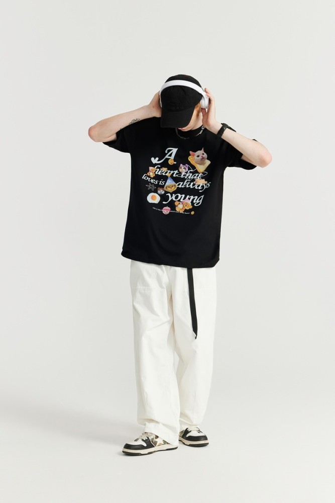 Men Women T-shirt Short Sleeve Pullover Tops Sweatshirt Unisex Tee Casual T-shirt