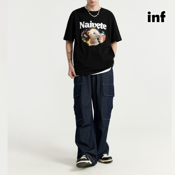 Men Women T-shirt Short Sleeve Pullover Tops Sweatshirt Unisex Tee Casual T-shirt