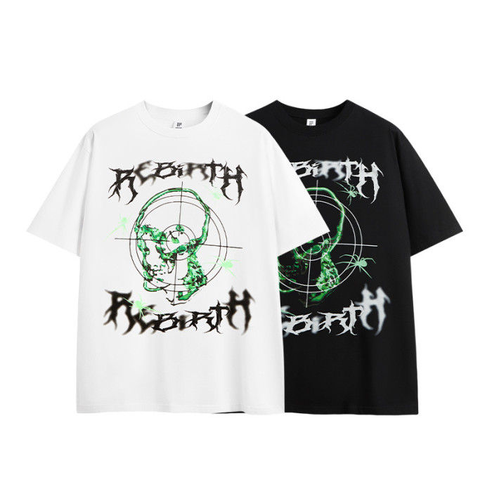 Men Women T-shirt Short Sleeve Pullover Tops Sweatshirt Unisex Tee Casual T-shirt