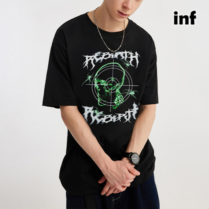 Men Women T-shirt Short Sleeve Pullover Tops Sweatshirt Unisex Tee Casual T-shirt