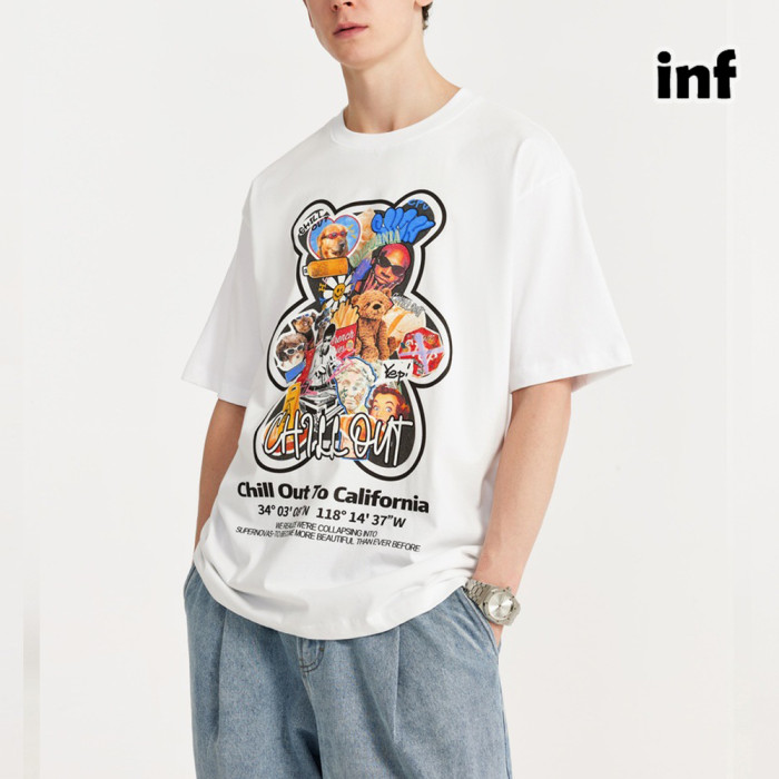 Men Women T-shirt Short Sleeve Pullover Tops Sweatshirt Unisex Tee Casual T-shirt