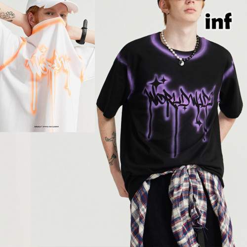 Men Women T-shirt Short Sleeve Pullover Tops Sweatshirt Unisex Tee Casual T-shirt