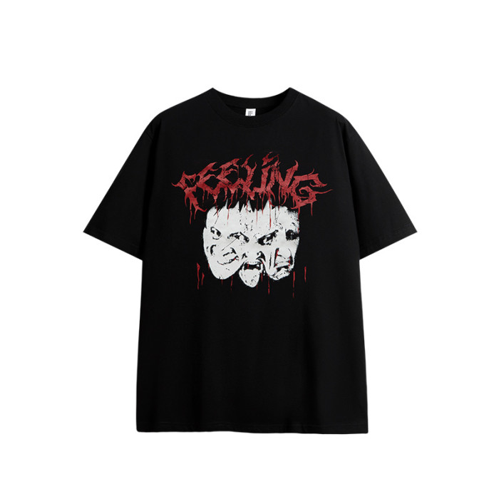 Men Women T-shirt Short Sleeve Pullover Tops Sweatshirt Unisex Tee Casual T-shirt