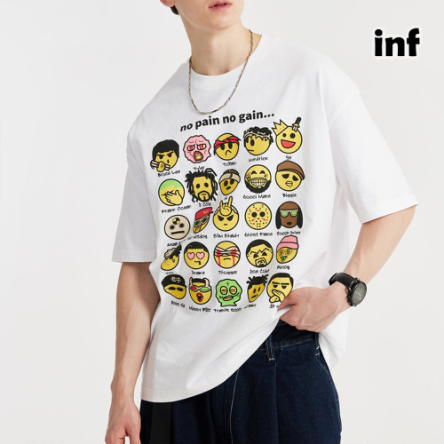 Men Women T-shirt Short Sleeve Pullover Tops Sweatshirt Unisex Tee Casual T-shirt