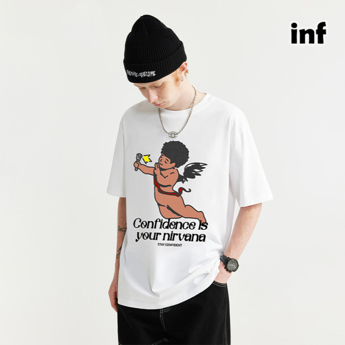 Men Women T-shirt Short Sleeve Pullover Tops Sweatshirt Unisex Tee Casual T-shirt