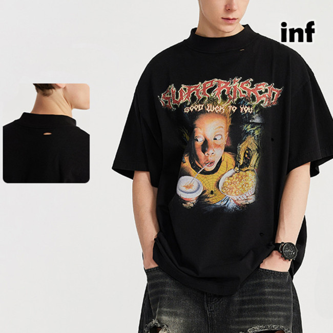 Men Women T-shirt Short Sleeve Pullover Tops Sweatshirt Unisex Tee Casual T-shirt