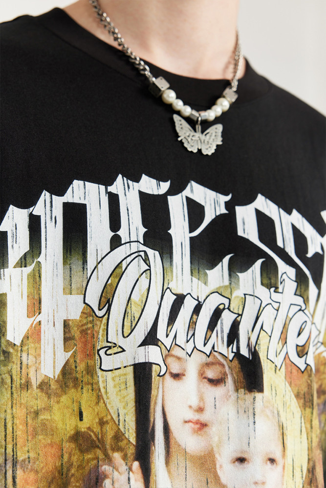 Men Women T-shirt Short Sleeve Pullover Tops Sweatshirt Unisex Tee Casual T-shirt