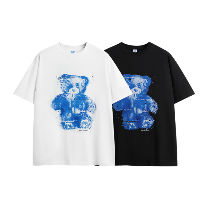 Men Women T-shirt Short Sleeve Pullover Tops Sweatshirt Unisex Tee Casual T-shirt