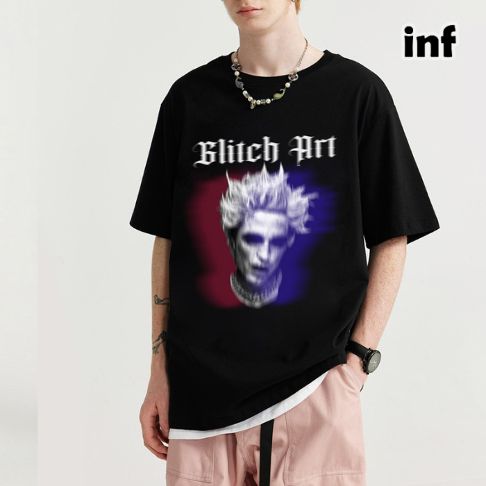 Men Women T-shirt Short Sleeve Pullover Tops Sweatshirt Unisex Tee Casual T-shirt