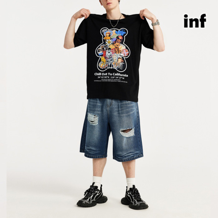 Men Women T-shirt Short Sleeve Pullover Tops Sweatshirt Unisex Tee Casual T-shirt