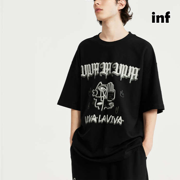 Men Women T-shirt Short Sleeve Pullover Tops Sweatshirt Unisex Tee Casual T-shirt