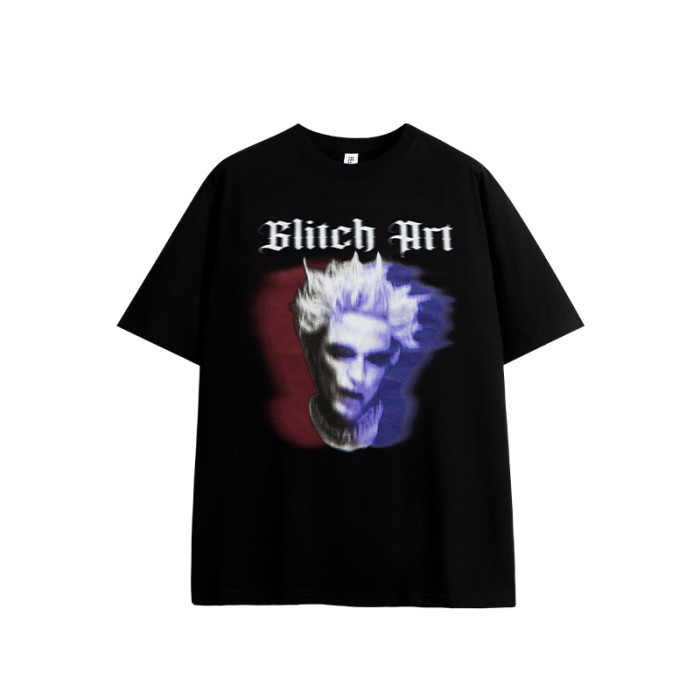 Men Women T-shirt Short Sleeve Pullover Tops Sweatshirt Unisex Tee Casual T-shirt