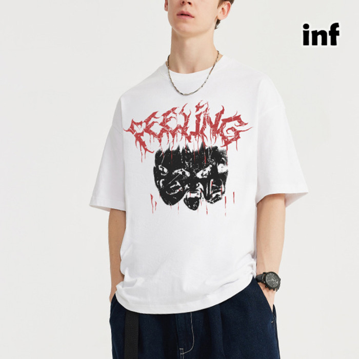 Men Women T-shirt Short Sleeve Pullover Tops Sweatshirt Unisex Tee Casual T-shirt