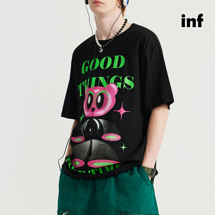 Men Women T-shirt Short Sleeve Pullover Tops Sweatshirt Unisex Tee Casual T-shirt