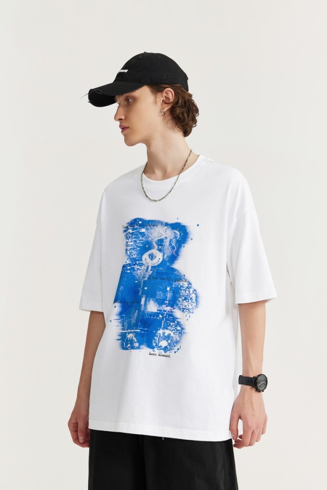 Men Women T-shirt Short Sleeve Pullover Tops Sweatshirt Unisex Tee Casual T-shirt