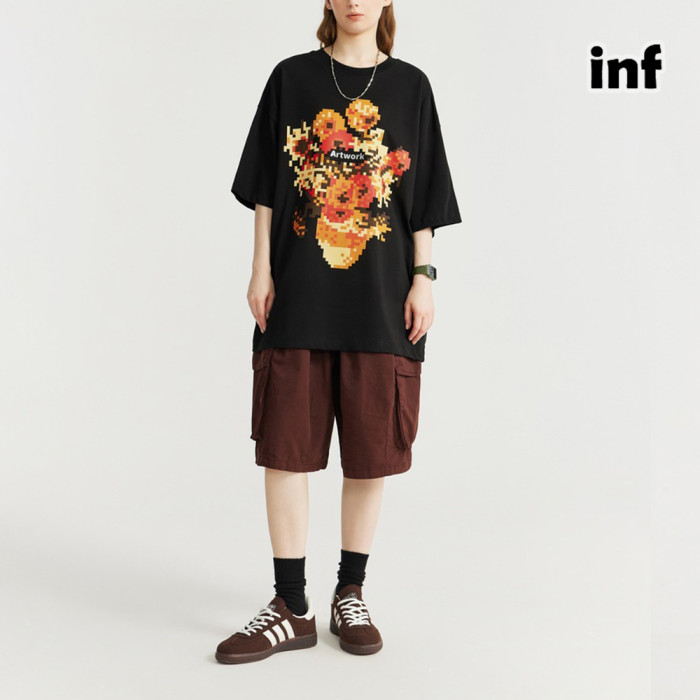 Men Women T-shirt Short Sleeve Pullover Tops Sweatshirt Unisex Tee Casual T-shirt