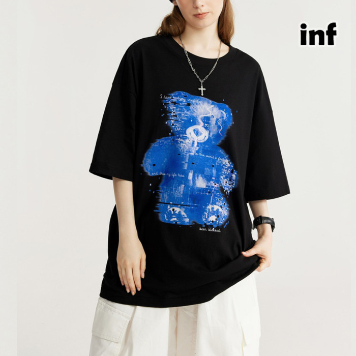 Men Women T-shirt Short Sleeve Pullover Tops Sweatshirt Unisex Tee Casual T-shirt