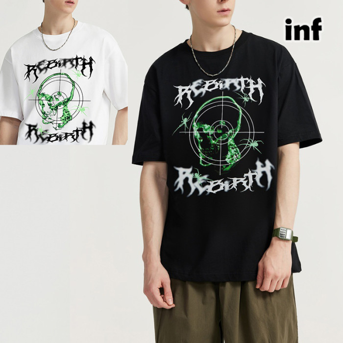 Men Women T-shirt Short Sleeve Pullover Tops Sweatshirt Unisex Tee Casual T-shirt