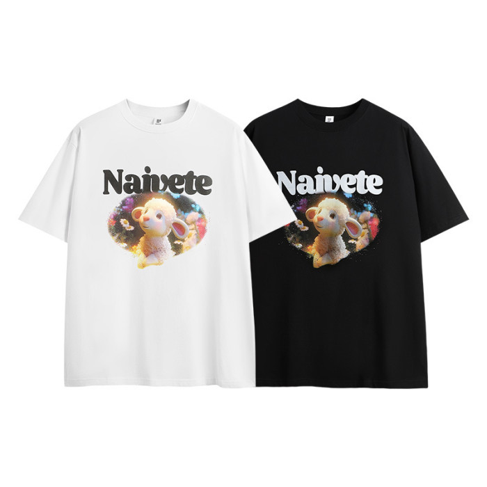 Men Women T-shirt Short Sleeve Pullover Tops Sweatshirt Unisex Tee Casual T-shirt