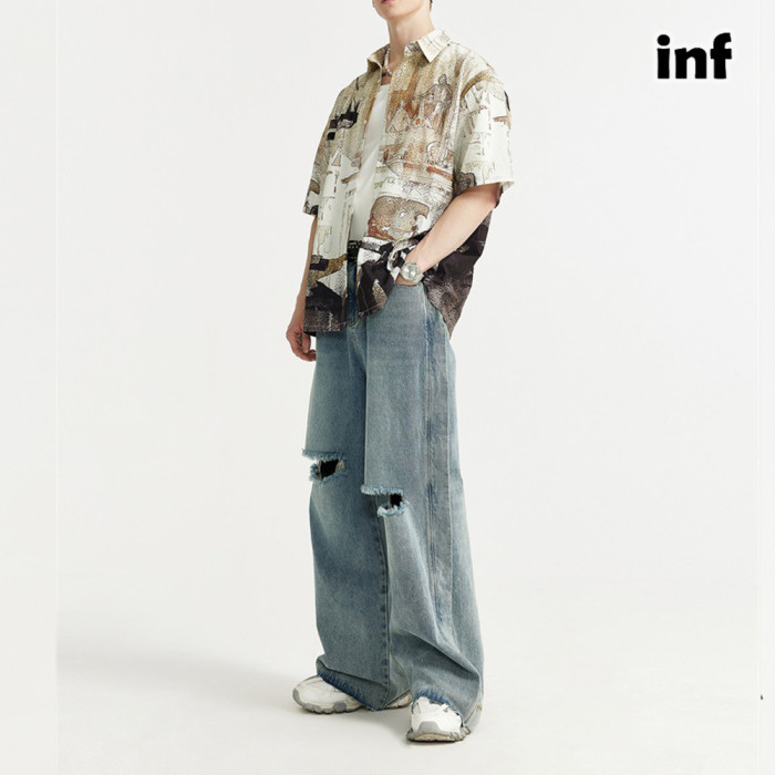 Men Women Seersucker Shirt Short Sleeved Shirt Tops Sweatshirt Unisex Tee Casual Shirt