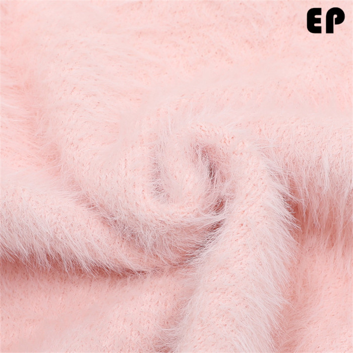 Women Knitted Sweater Pullover Pullover Cardigan Ripped Top