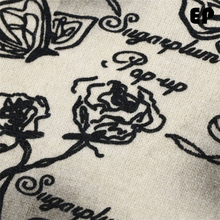 Women Knitted Sweater Pullover Pullover Cardigan Ripped Top