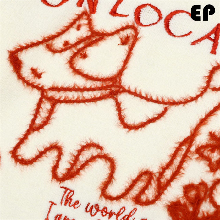 Women Knitted Sweater Pullover Pullover Cardigan Ripped Top